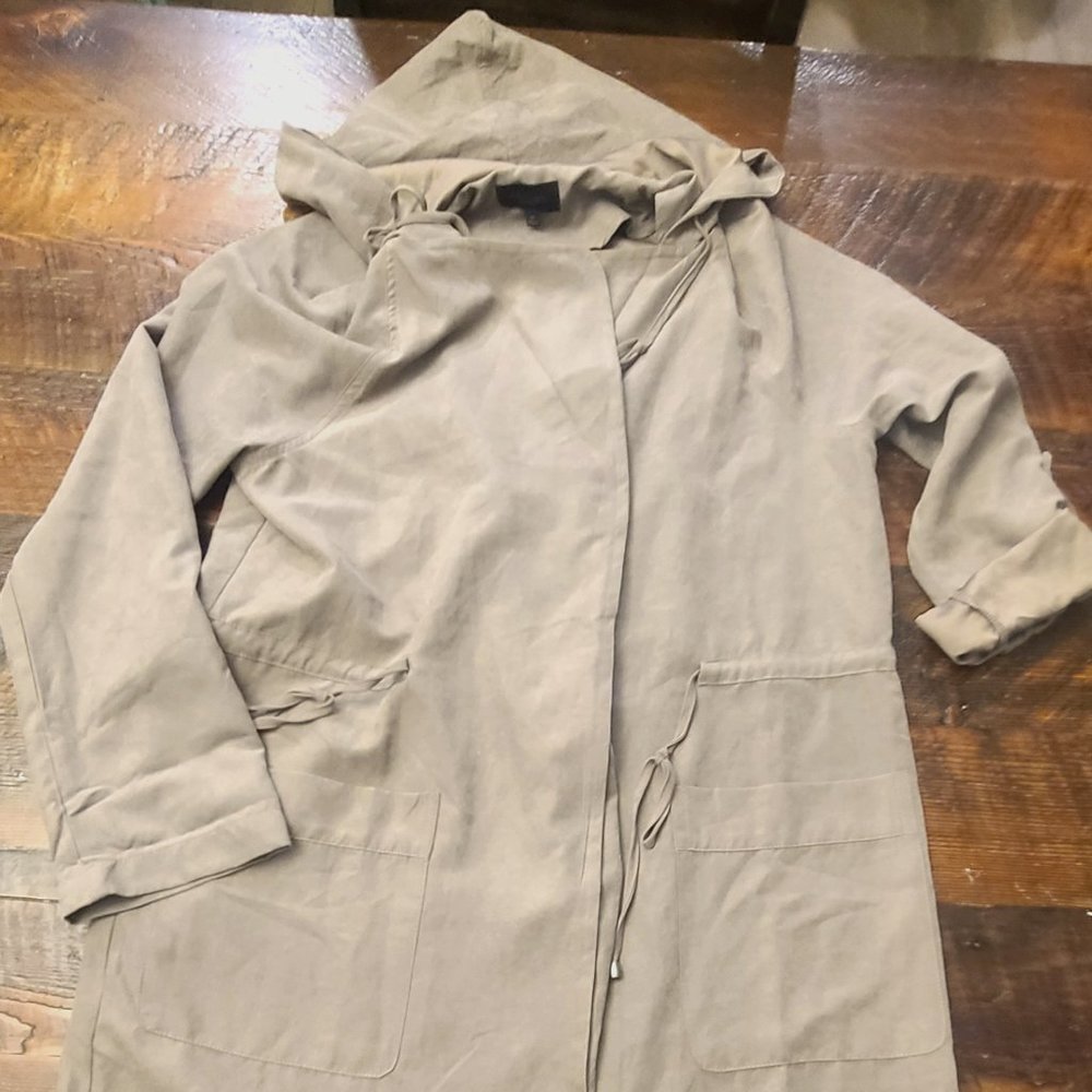 Hooded Drawstring Jacket